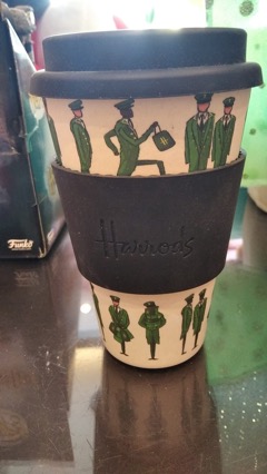 Harrods mug travel mug