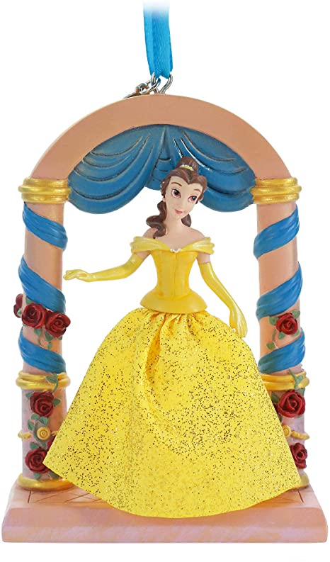 Belle beauty and the beast ornament 