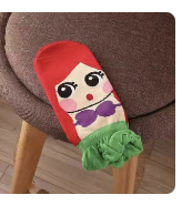 ariel little mermaid  princess socks size 13/17 years