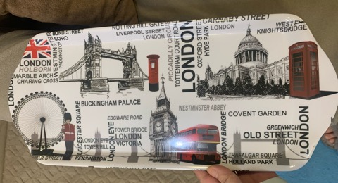 London mediom  tray