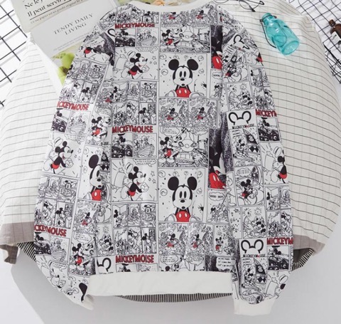 Mickey mouse jaket hoodie size L