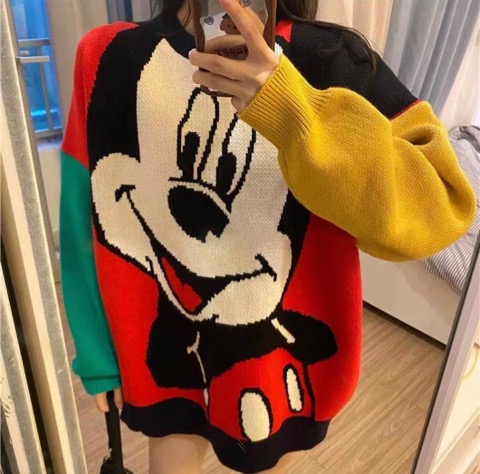 Mickey mouse jaket hoodie adult size M