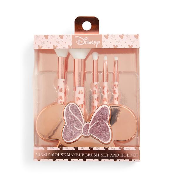 minnie mouse makeup brush set and holder