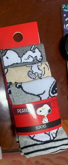 Snoopy adult socks set