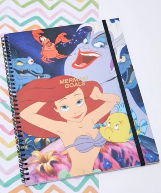 little mermaid Ariel notebook ursula