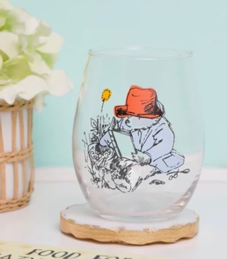 Paddington glass cup mug bear