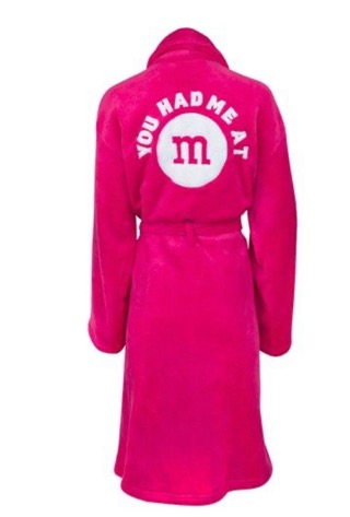 M&ms robe adult size L-XL