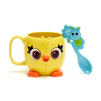 Toy story mug duck with spoon