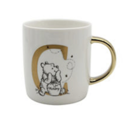 Winnie the Pooh mug letter c