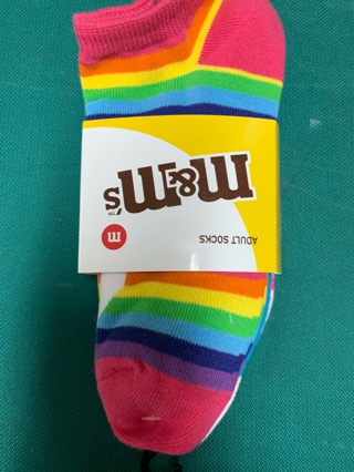 M&ms socks adult size