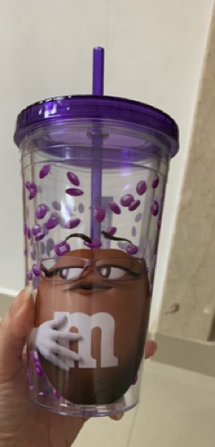 M&ms bottle Tumbler straw