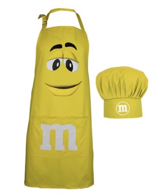 M&ms apron adult size