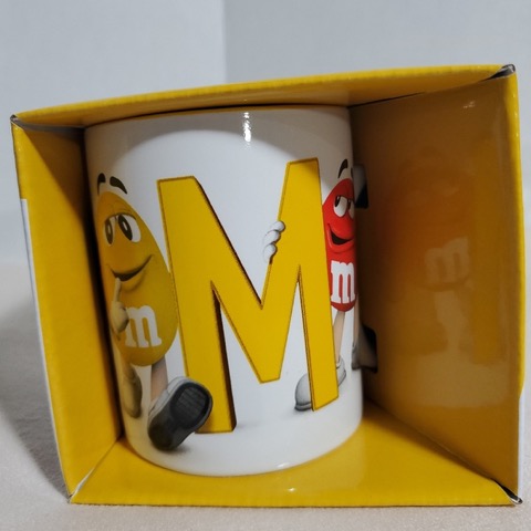 M&ms letter mug