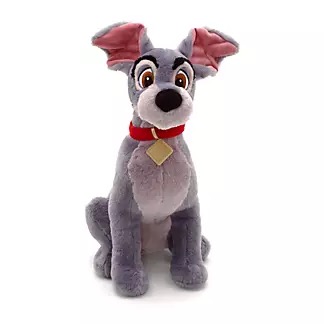 Lady and the Tramp plush mediom size Disney dog 101 dalmatians