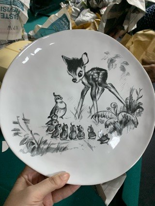 Bambi plate bunny dish