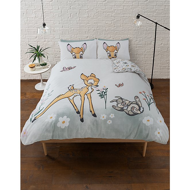 Bambi & bunny duvet bed king size 220x 225 cm