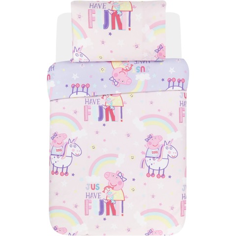 Peppa pig duvet bed single size 150x120 cm