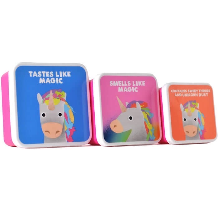 Animal Unicorn lunch box set