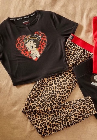 BETTY BOOP PAJAMA SET ADULT SIZE L 14/16