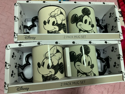 Mickey Mouse mug set Minnie Mouse mug