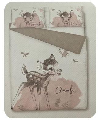 Bambi duvet duble size 200x200 cm