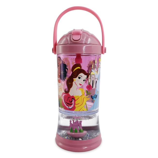 princess bottle straw Canteen for Kids belle Cinderella Rapunzel tiana