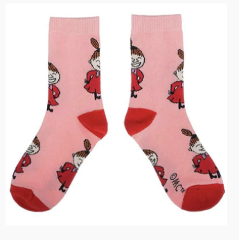 Moomin socks adult size Little my