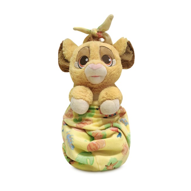 Disney Babies Simba Plush Doll in Pouch The Lion King Small 13 3 4