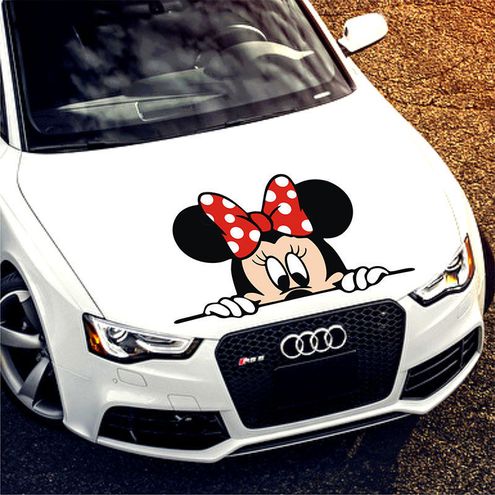 Minnie Mouse sticker for car