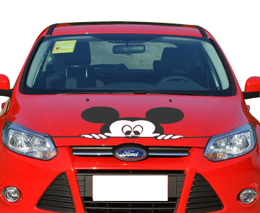 Mickey Mouse sticker for car