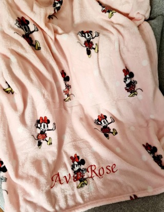 Minnie Mouse blanket throw 120x150 cm