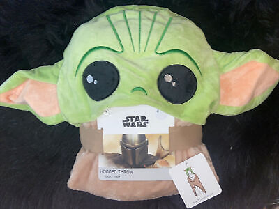 Yoda hoodie blanket throw star war