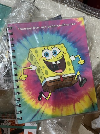 Sponge boop notebook