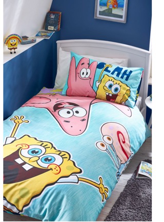 Sponge boop duvet 200x135 cm