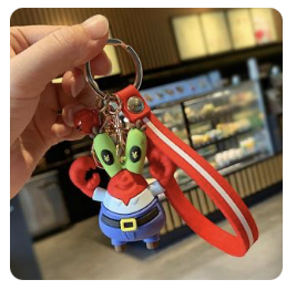 Sponge boop keyring 