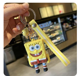 Sponge boop keyring 