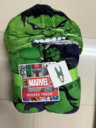 Hulk hoodie blanket avengers throw