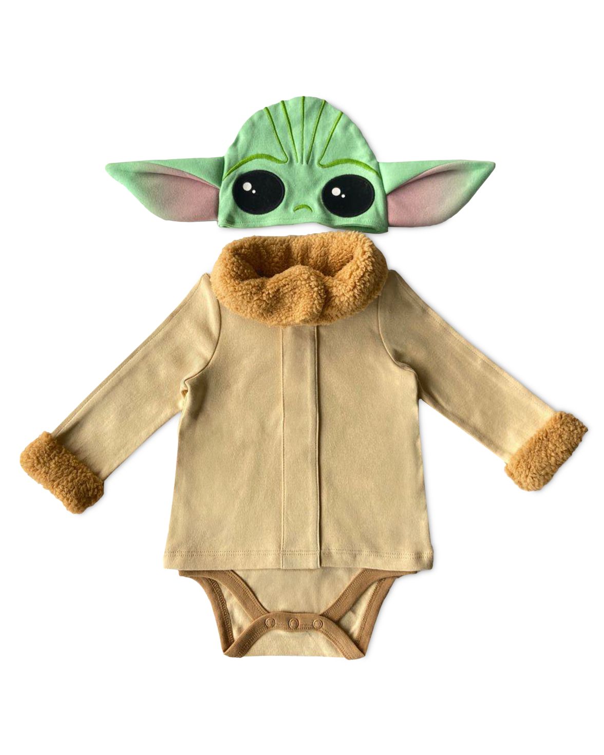 The Mandalorian Yoda Costume Bodysuit size 3-6 m