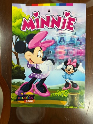 Minnie Mouse book coloring