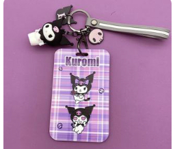 kuromi keyring & kuromi card holder