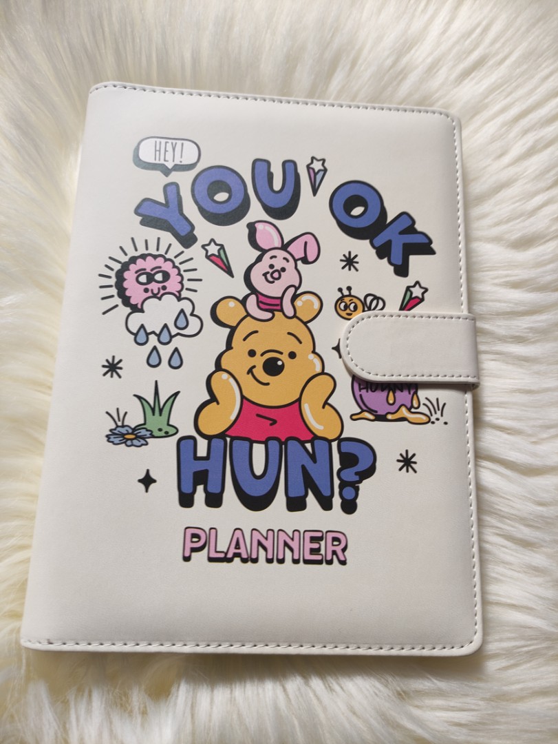 Winnie the pooh notebook planer