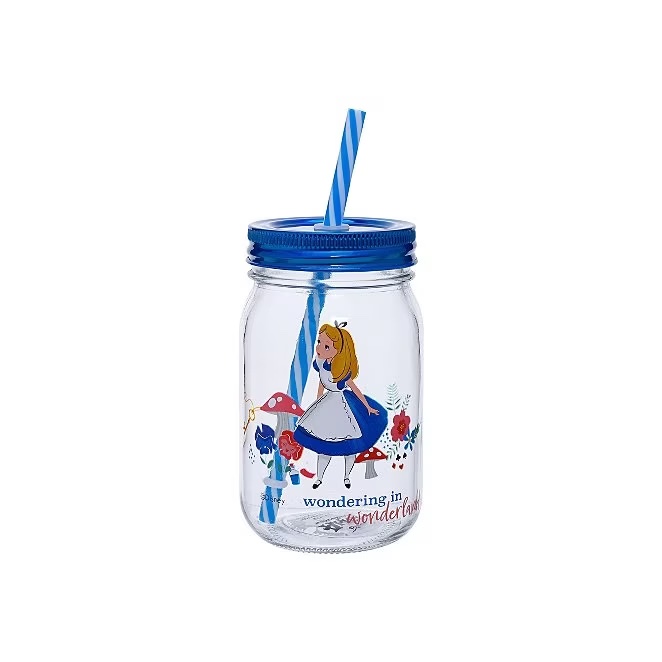 Alice mug straw bottle