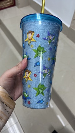 Toy story bottle straw