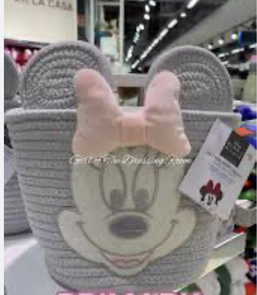 Minnie mouse basket