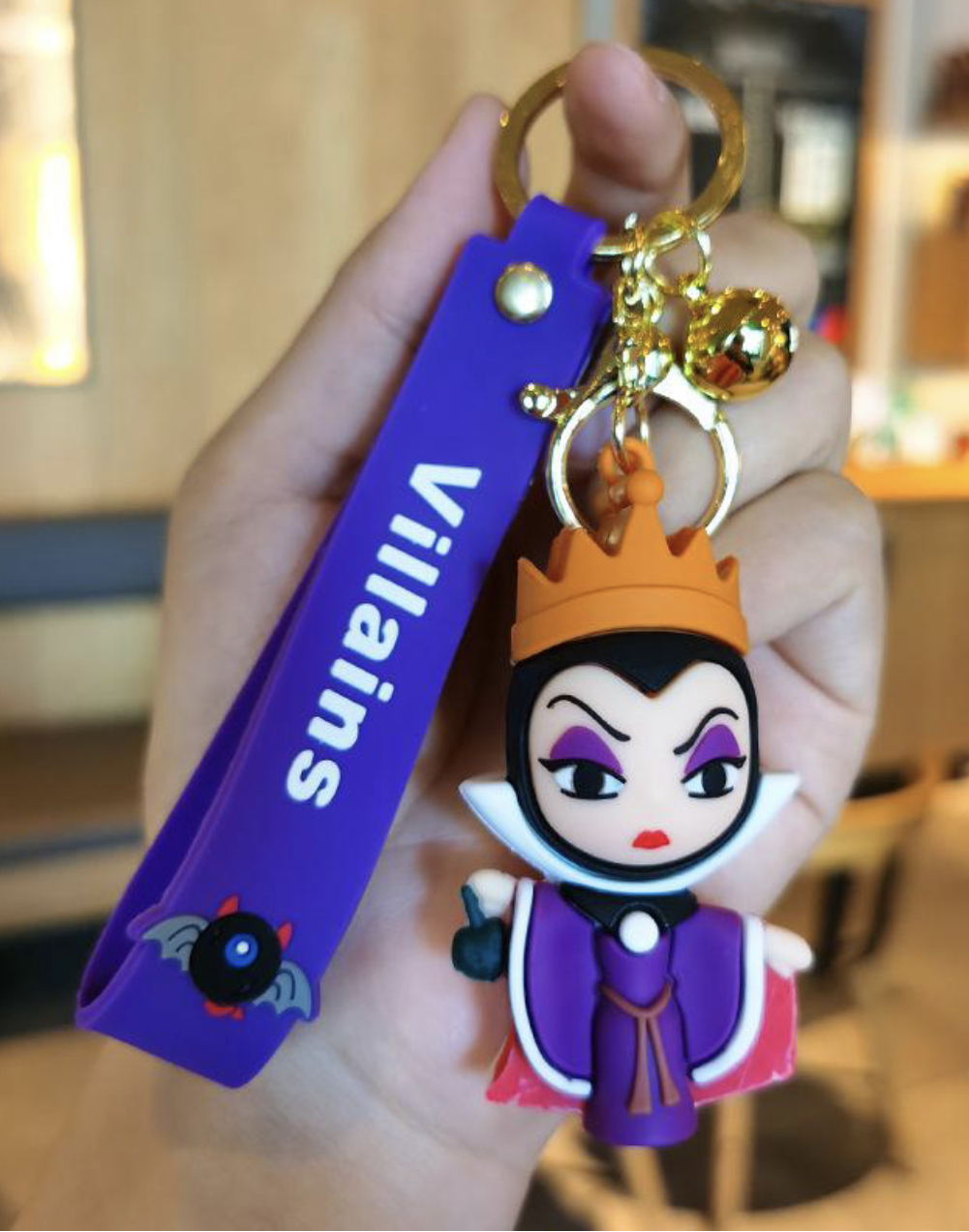 Villian evil keyring