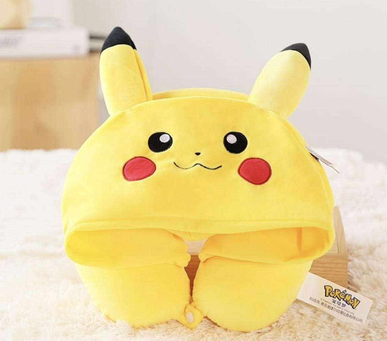 Pikachu neck cheap pillow