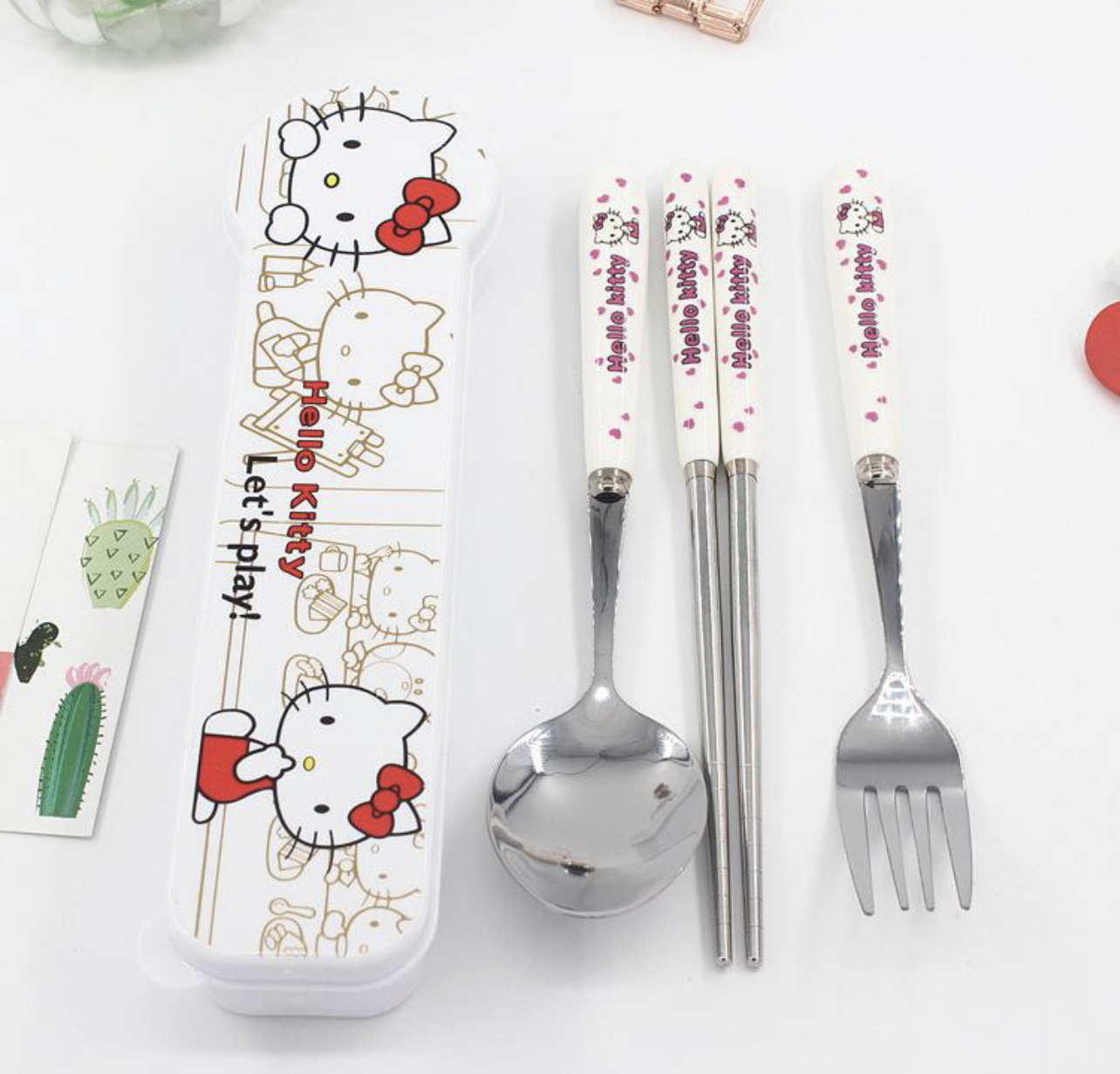 Hello kitty spoon set