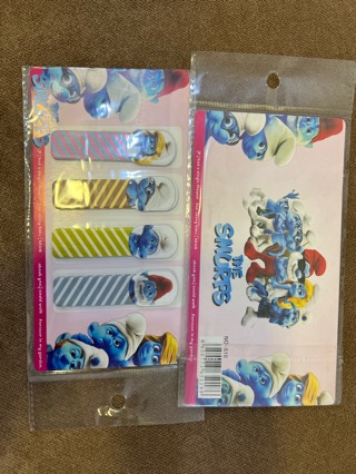 Smurfs stick notes