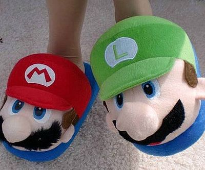 Super mario slippers adult free size