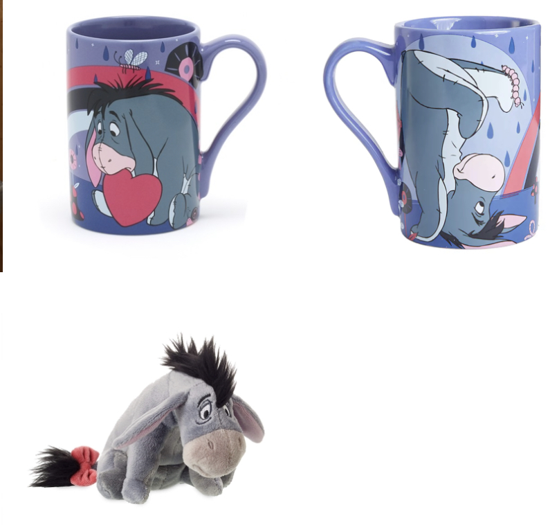 Eeyore mug & plush set